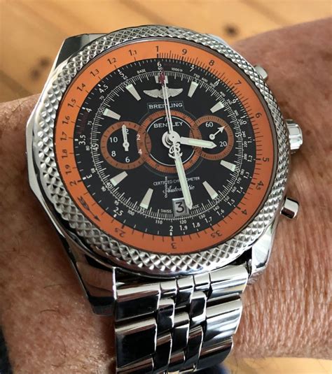 breitling red orange bentley supersports|Breitling Bentley motors.